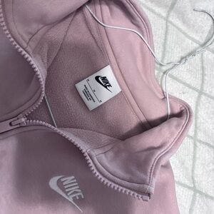 Nike Pink Zip-Up Hoodie